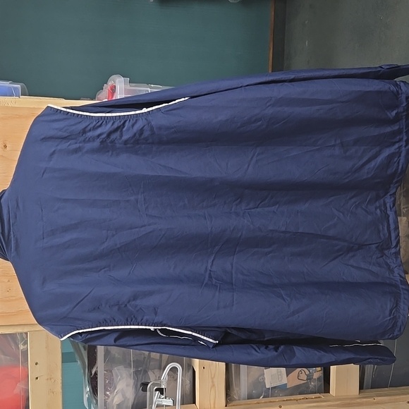 CCM Size XL Navy Blue Lightweight Windbreaker Style Jacket - Picture 4 of 10